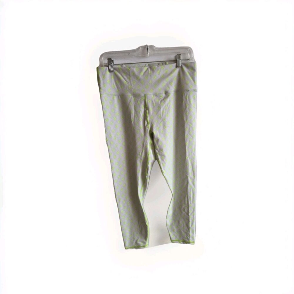 Fabletics Women's Boost Powerhold High Waisted Leggings 7/8 1x NWT Limeade Logo